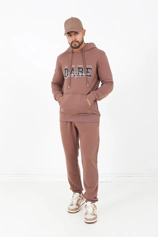Men Sixth June Paris Jeans Trousers Signature Logo Joggers Brown Men Sixth June Paris Jeans Trousers Signature Logo Joggers Brown