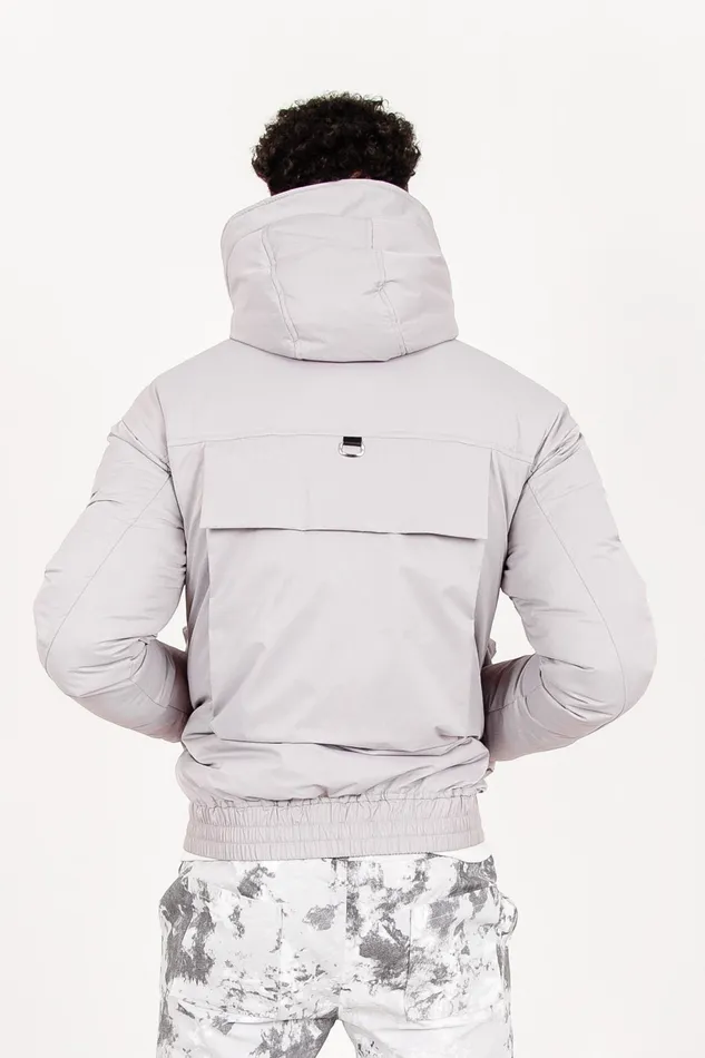 Men Sixth June Paris Outerwear Padded Tactical Jacket Grey Men Sixth June Paris Outerwear Padded Tactical Jacket Grey