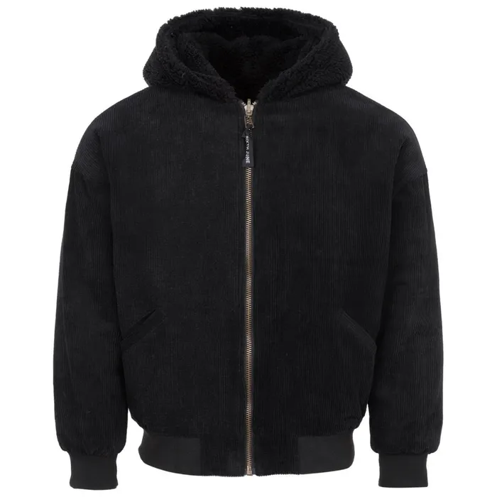 Men Sixth June Paris Outerwear Reversible Velvet Sherpa Jacket Black