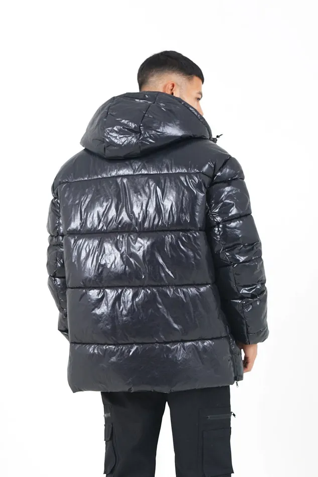 Men Sixth June Paris Outerwear Short Padded Down Jacket Black Men Sixth June Paris Outerwear Short Padded Down Jacket Black