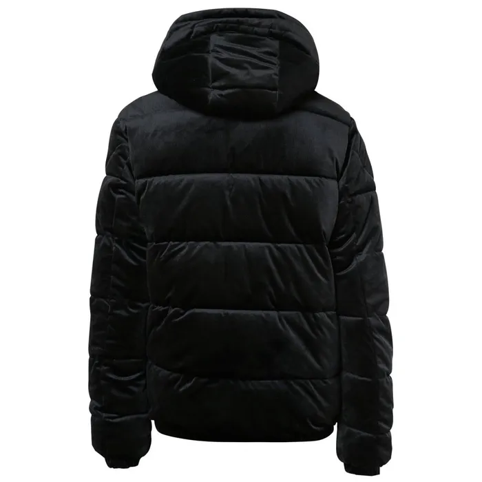 Men Sixth June Paris Outerwear Velvet Padded Down Jacket Black Men Sixth June Paris Outerwear Velvet Padded Down Jacket Black