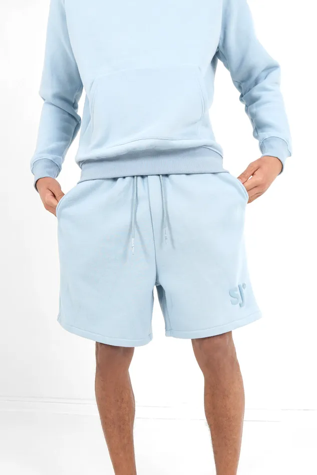 Men Sixth June Paris Shorts and Swimwear Printed Sj Logo Shorts Blue Men Sixth June Paris Shorts and Swimwear Printed Sj Logo Shorts Blue