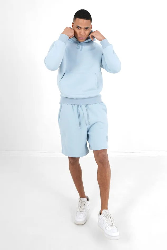 Men Sixth June Paris Shorts and Swimwear Printed Sj Logo Shorts Blue Men Sixth June Paris Shorts and Swimwear Printed Sj Logo Shorts Blue