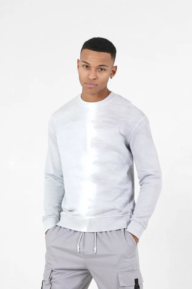Men Sixth June Paris Sweats Knitwear Bicolored Embroidered Logo Sweatshirt Grey Men Sixth June Paris Sweats Knitwear Bicolored Embroidered Logo Sweatshirt Grey