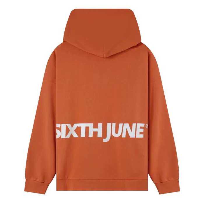 Men Sixth June Paris Sweats Knitwear Big Logo Sweatshirt Orange