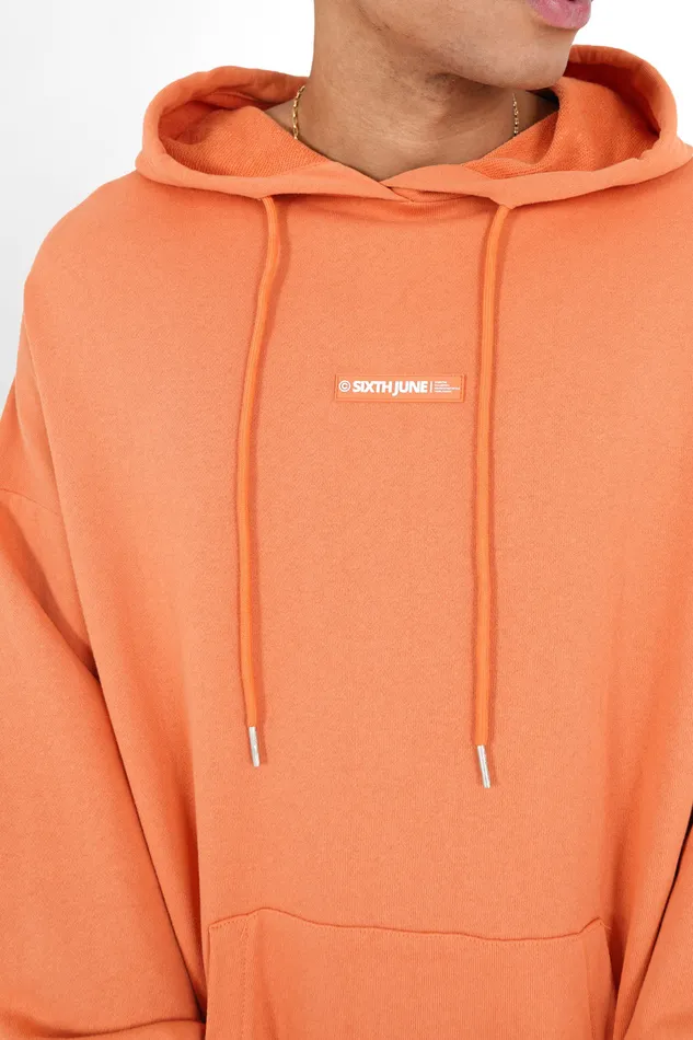 Men Sixth June Paris Sweats Knitwear Big Logo Sweatshirt Orange Men Sixth June Paris Sweats Knitwear Big Logo Sweatshirt Orange