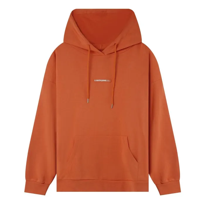 Men Sixth June Paris Sweats Knitwear Big Logo Sweatshirt Orange Men Sixth June Paris Sweats Knitwear Big Logo Sweatshirt Orange