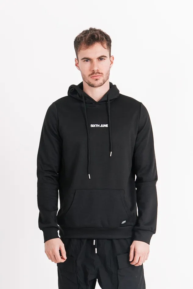 Men Sixth June Paris Sweats Knitwear Hearth Hoodie Black Men Sixth June Paris Sweats Knitwear Hearth Hoodie Black