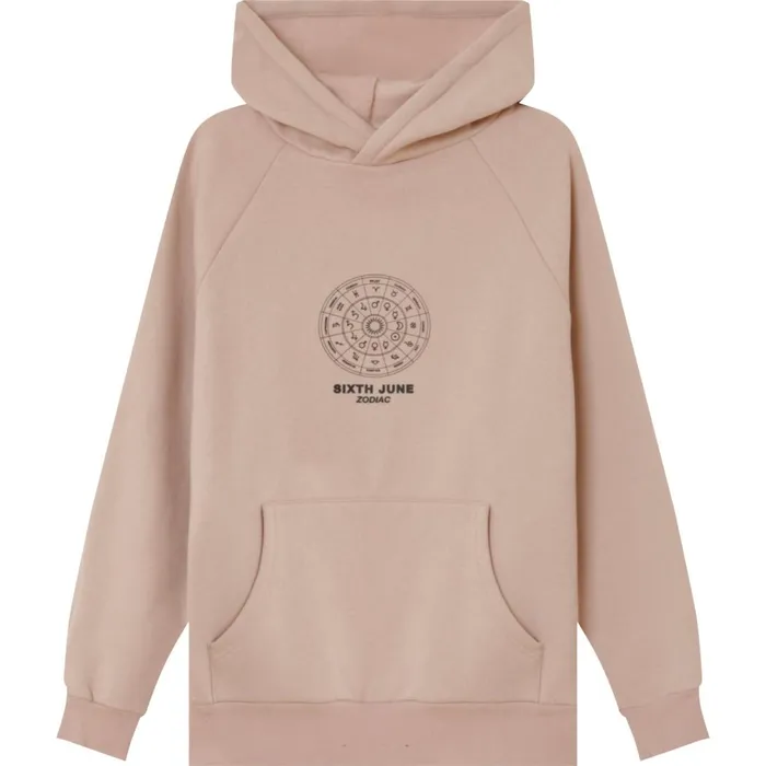 Men Sixth June Paris Sweats Knitwear Zodiac Signs Hoodie Beige Pink Men Sixth June Paris Sweats Knitwear Zodiac Signs Hoodie Beige Pink