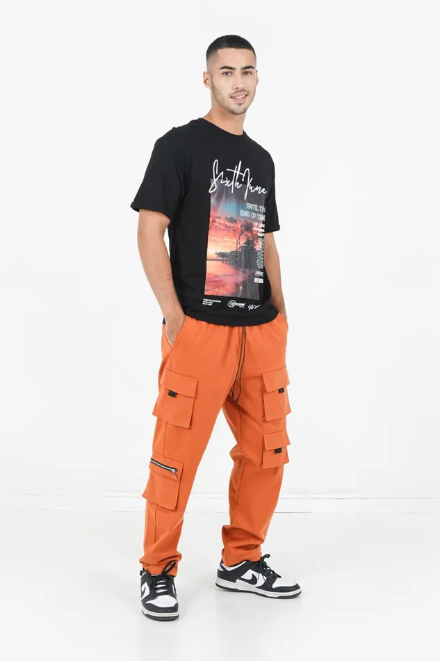 Men Sixth June Paris Tops California Sunset Tshirt Black Men Sixth June Paris Tops California Sunset Tshirt Black