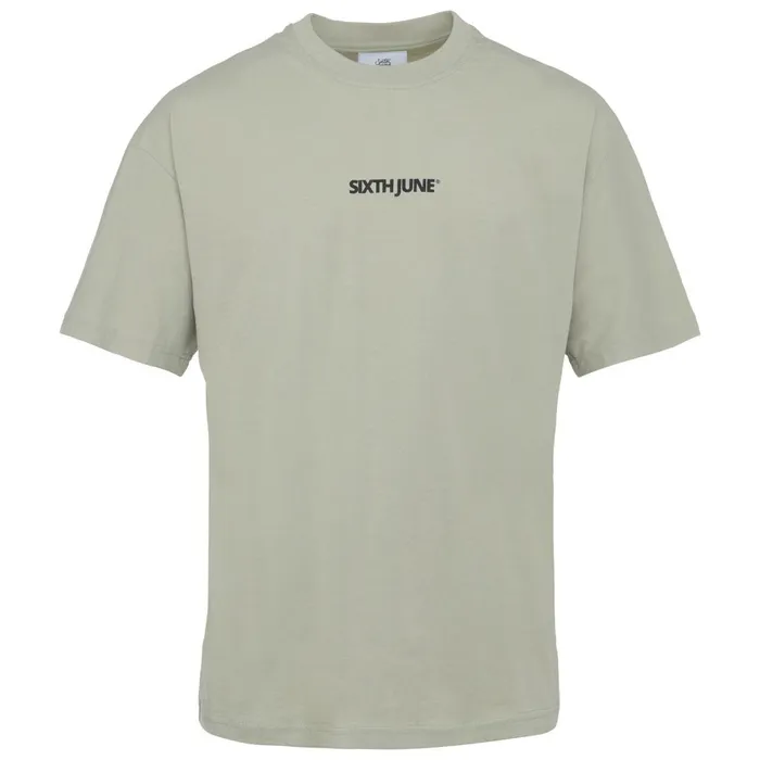 Men Sixth June Paris Tops Large Logo Tshirt Green