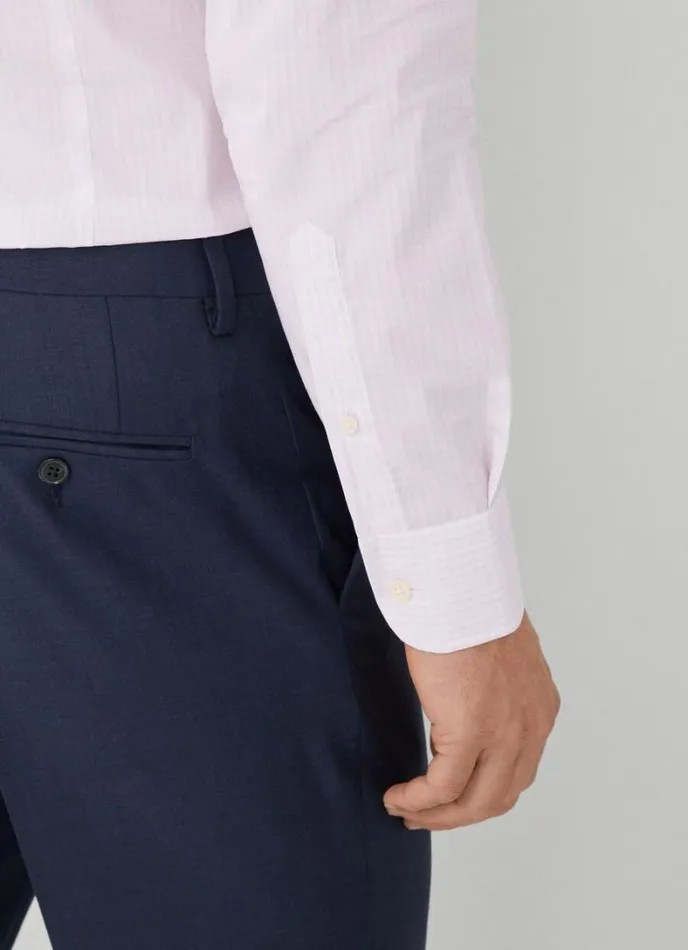 Men Slim Fit Striped Shirt Bluepink Hackett London Shirts