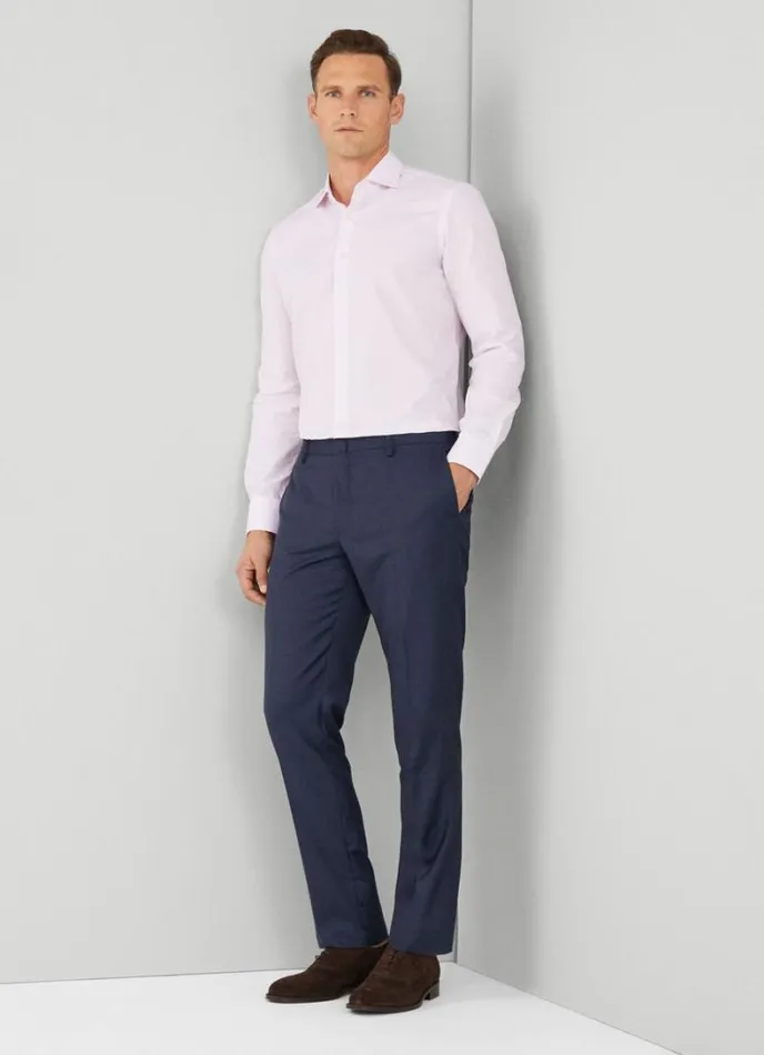 Men Slim Fit Striped Shirt Bluepink Hackett London Shirts