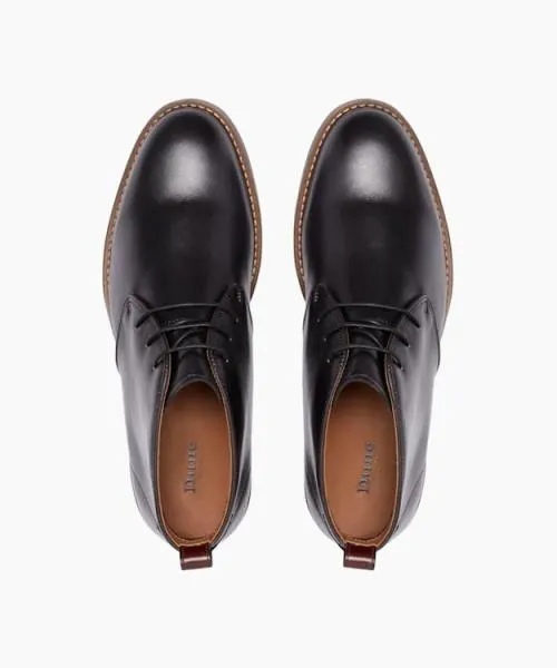 Men Smart Boots Dune London Marching 8211 Black Black Men Smart Boots Dune London Marching 8211 Black Black