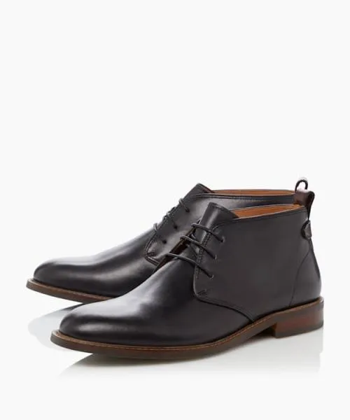 Men Smart Boots Dune London Marching 8211 Black Black Men Smart Boots Dune London Marching 8211 Black Black