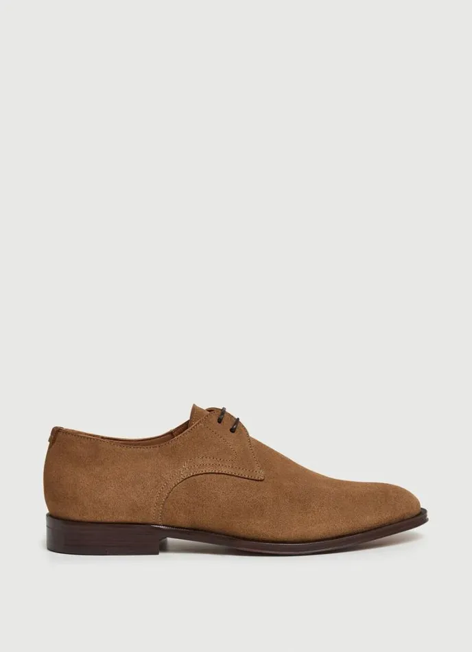 Men Suede Bluchers Sand Beige Hackett London Casual Shoes