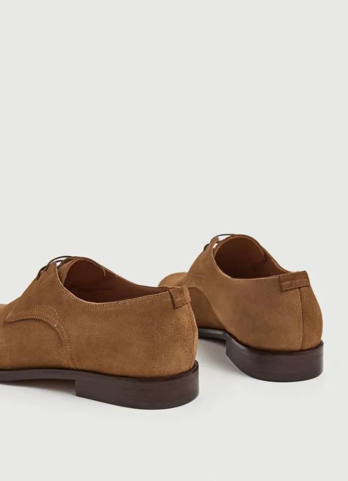 Men Suede Bluchers Sand Beige Hackett London Casual Shoes
