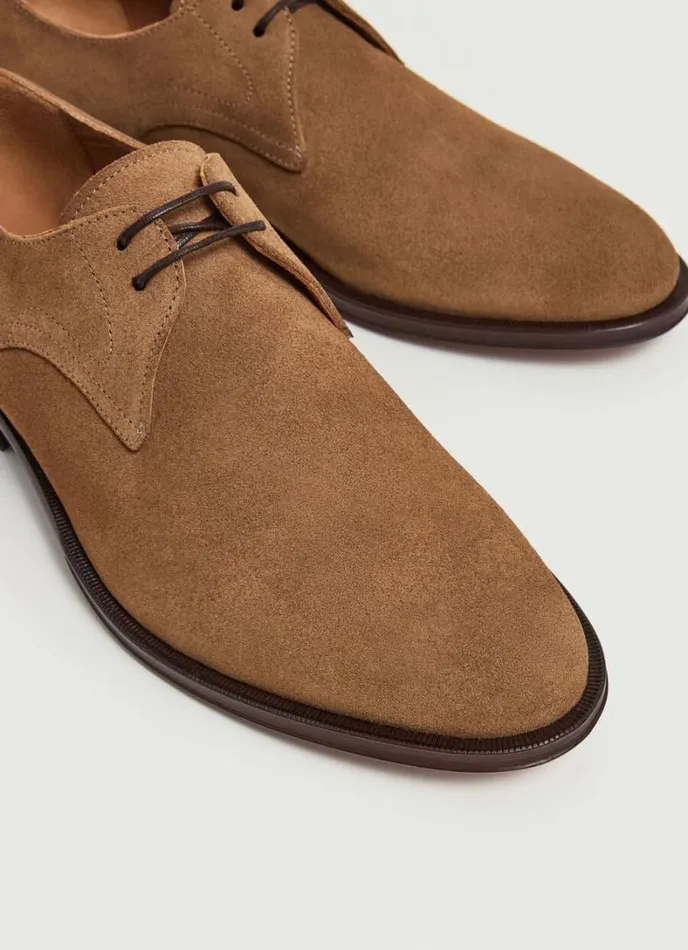 Men Suede Bluchers Sand Beige Hackett London Casual Shoes