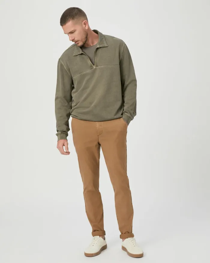 Men Sweaters and Sweatshirts PAIGE Davion Quarter Zip Pullover 8211 Vintage White Sage Men Sweaters and Sweatshirts PAIGE Davion Quarter Zip Pullover 8211 Vintage White Sage