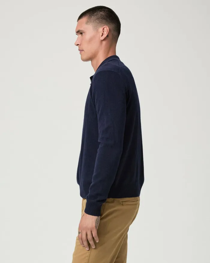 Men Sweaters and Sweatshirts PAIGE Dunlap Sweater 8211 Deep Anchor Cashmere Men Sweaters and Sweatshirts PAIGE Dunlap Sweater 8211 Deep Anchor Cashmere