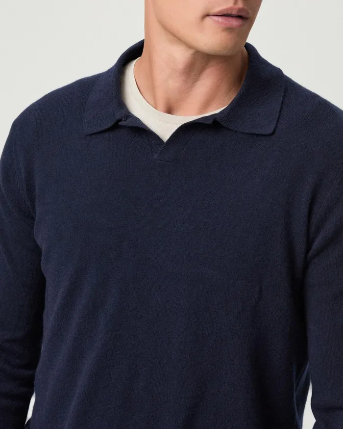 Men Sweaters and Sweatshirts PAIGE Dunlap Sweater 8211 Deep Anchor Cashmere Men Sweaters and Sweatshirts PAIGE Dunlap Sweater 8211 Deep Anchor Cashmere