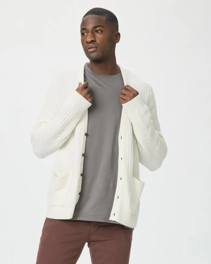 Men Sweaters and Sweatshirts PAIGE Harpoon Cardigan 8211 Morning Tide