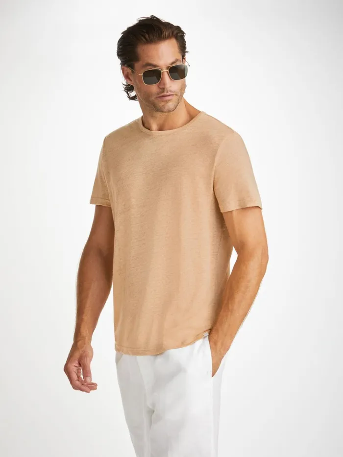 Men TShirt Jordan Linen Sand Derek Rose Short Sleeve TShirts