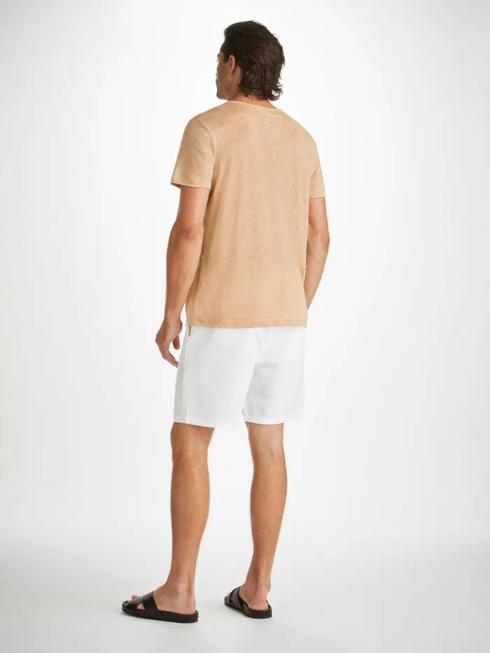 Men TShirt Jordan Linen Sand Derek Rose Short Sleeve TShirts