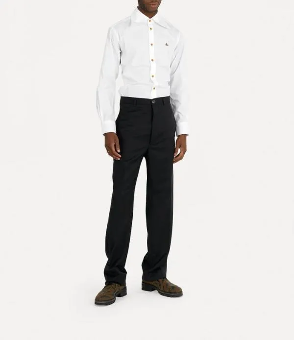 Men Tailoring Trousers Black Viviennewestwood Trousers And Shorts