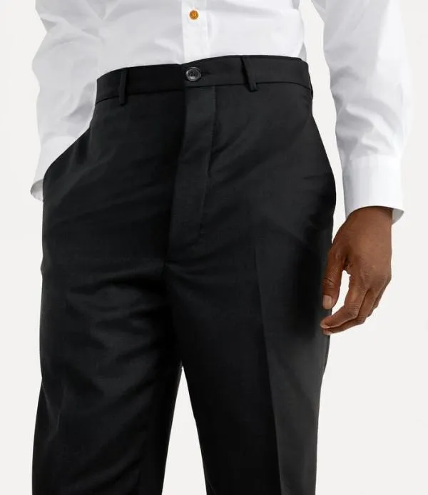 Men Tailoring Trousers Black Viviennewestwood Trousers And Shorts