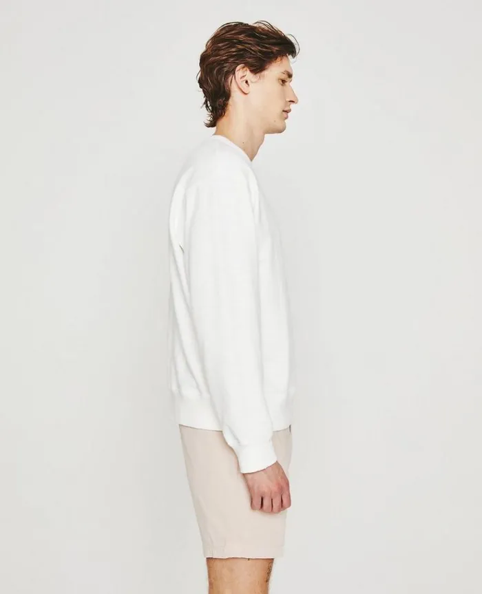 Men Tees AG Jeans Arc Crew 5 Years True White Men Tees AG Jeans Arc Crew 5 Years True White