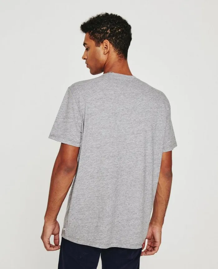 Men Tees AG Jeans Bryce Crew Heather Grey Men Tees AG Jeans Bryce Crew Heather Grey