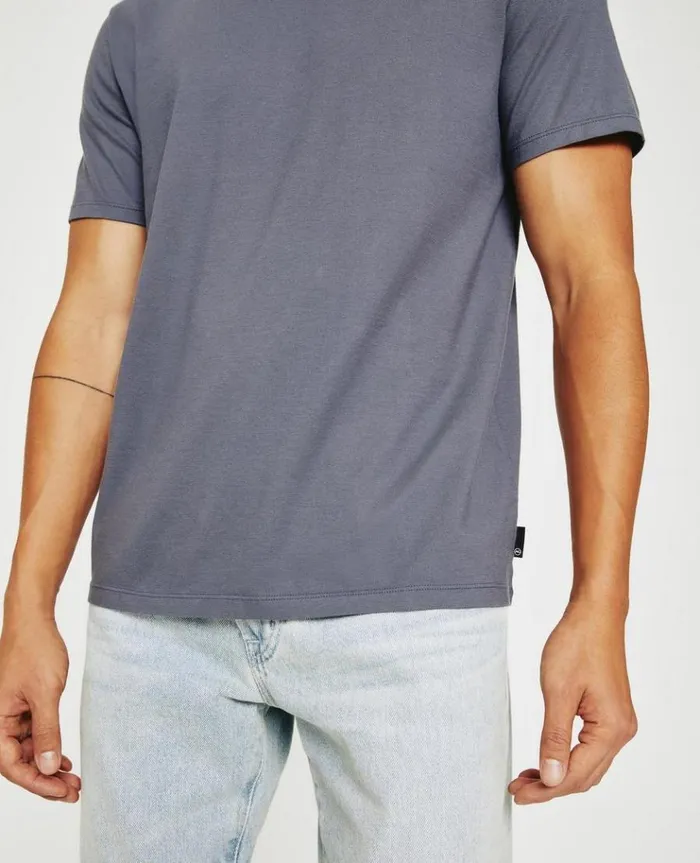 Men Tees AG Jeans Bryce Crew Slate Sky Men Tees AG Jeans Bryce Crew Slate Sky