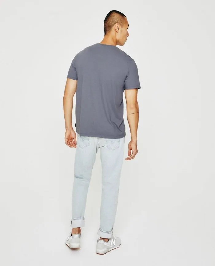Men Tees AG Jeans Bryce Crew Slate Sky Men Tees AG Jeans Bryce Crew Slate Sky