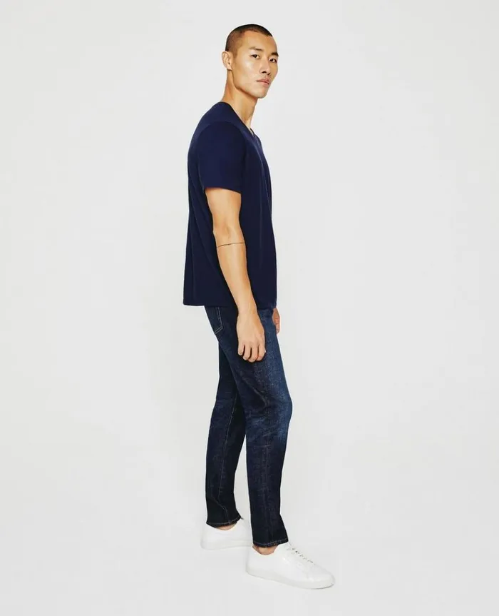 Men Tees AG Jeans Bryce Vee Deep Navy Men Tees AG Jeans Bryce Vee Deep Navy
