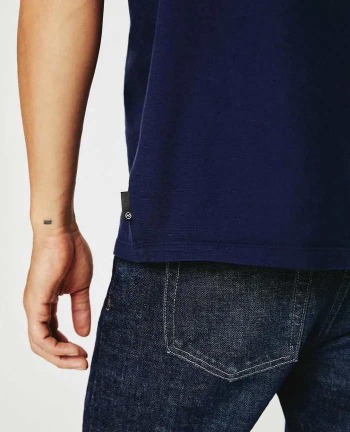 Men Tees AG Jeans Bryce Vee Deep Navy Men Tees AG Jeans Bryce Vee Deep Navy