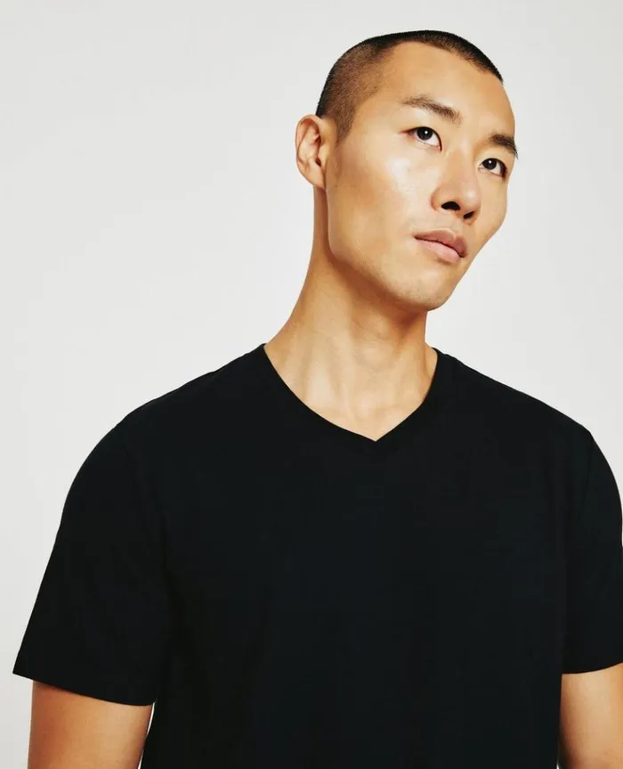 Men Tees AG Jeans Bryce Vee True Black