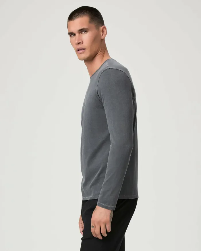 Men Tees PAIGE Enzo Tee 8211 Vintage Carbon Men Tees PAIGE Enzo Tee 8211 Vintage Carbon