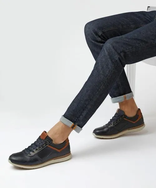 Men Trainers Dune London Thymes 8211 Navy Blue Men Trainers Dune London Thymes 8211 Navy Blue
