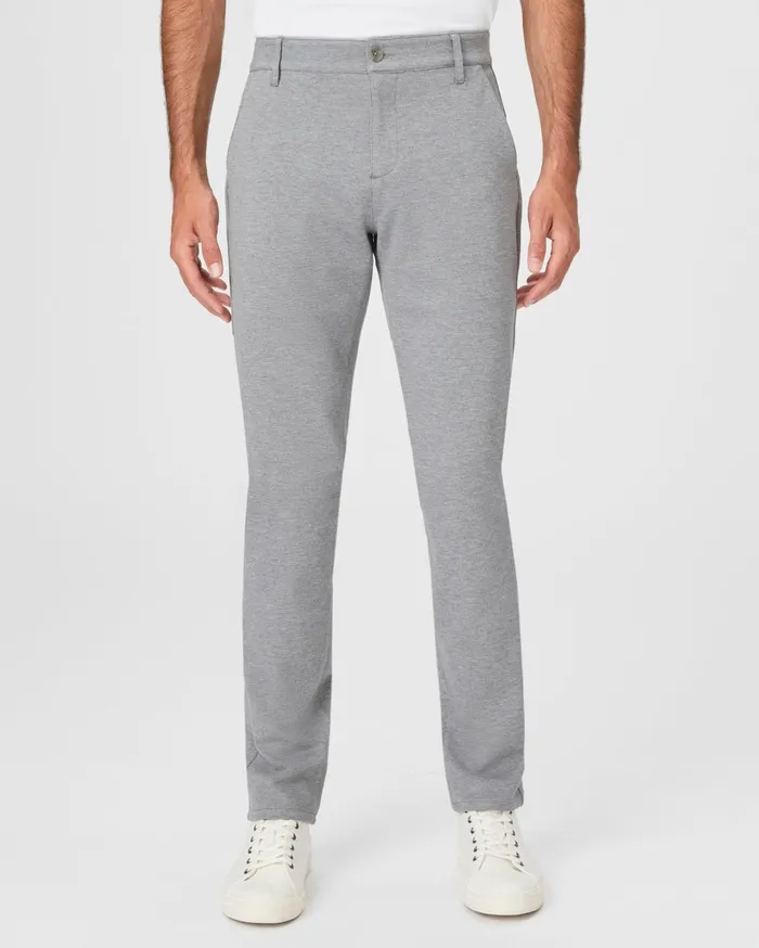 Men Transcend Knit PAIGE Stafford Trouser 8211 Heather Steel Men Transcend Knit PAIGE Stafford Trouser 8211 Heather Steel