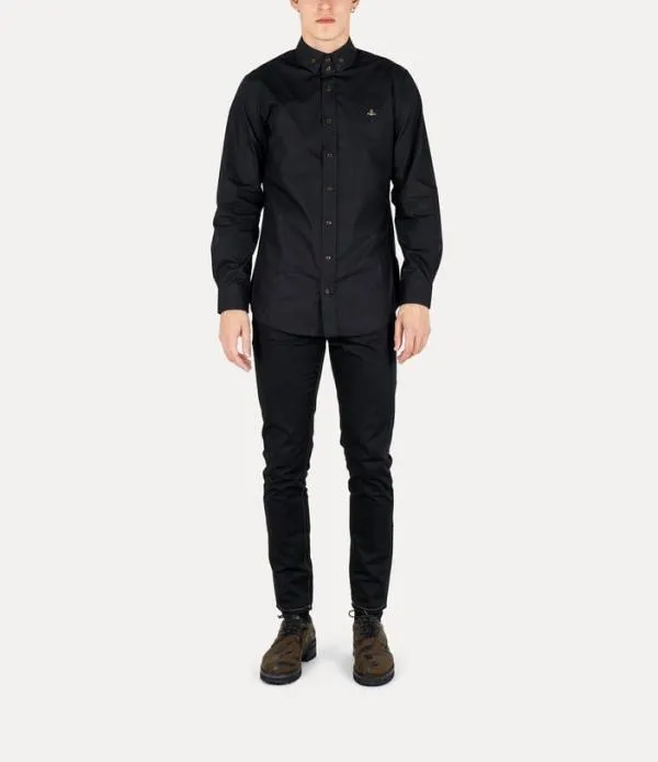 Men Two Button Krall Shirt Black Viviennewestwood Shirts And Tops