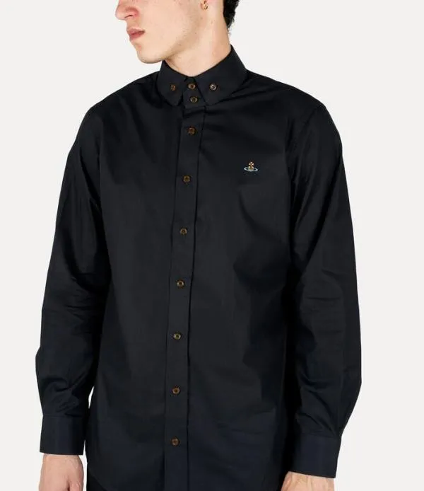 Men Two Button Krall Shirt Black Viviennewestwood Shirts And Tops