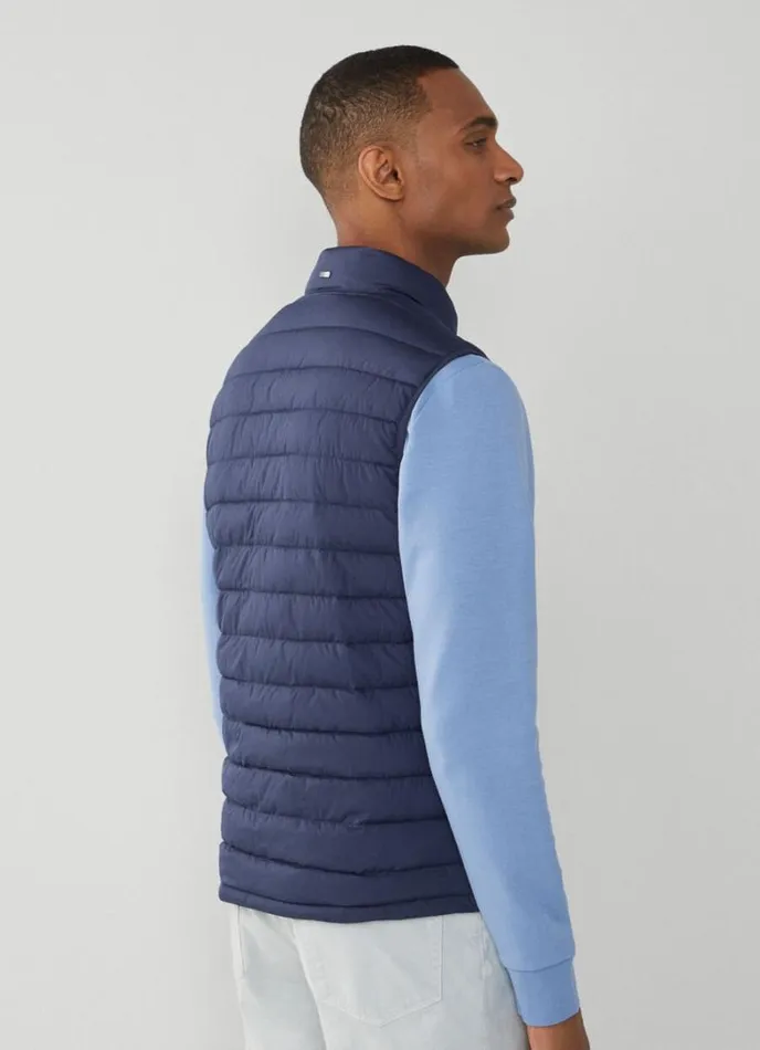 Men Ultralight Padded Gilet Navy Blazer Hackett London Coats and Jackets