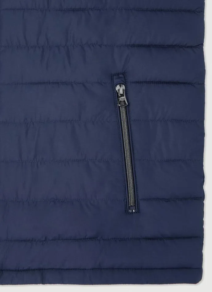 Men Ultralight Padded Gilet Navy Blazer Hackett London Coats and Jackets