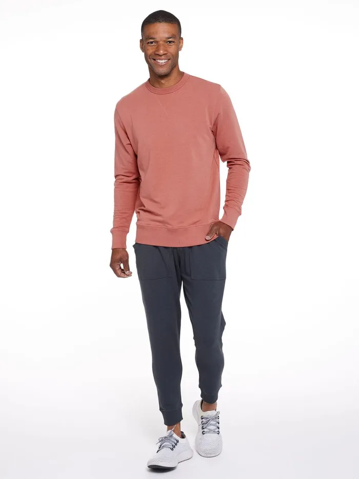 Men Varsity French Terry Sweatshirt Tasc Performance Sweatshirts Hoodies