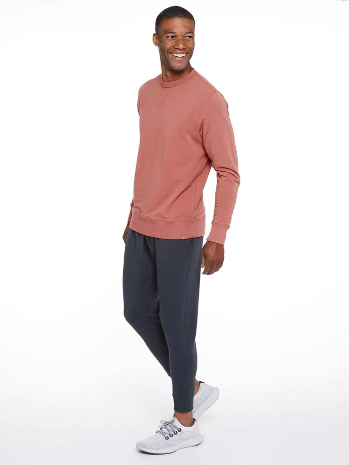 Men Varsity French Terry Sweatshirt Tasc Performance Sweatshirts Hoodies