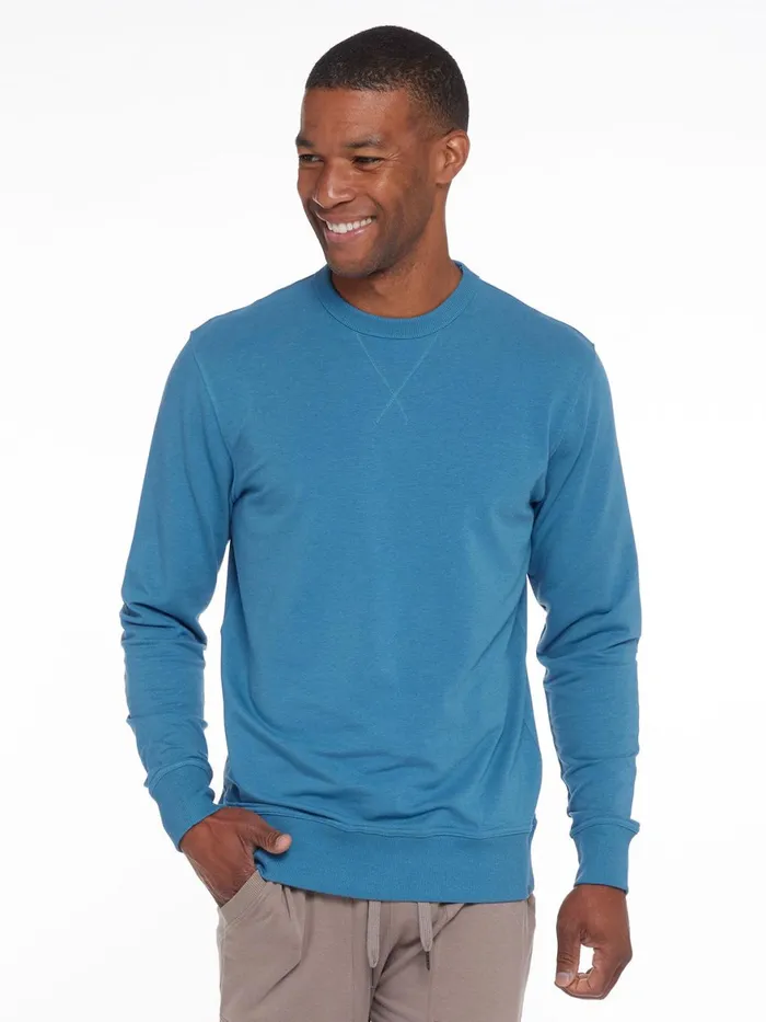 Men Varsity French Terry Sweatshirt Tasc Performance Sweatshirts Hoodies