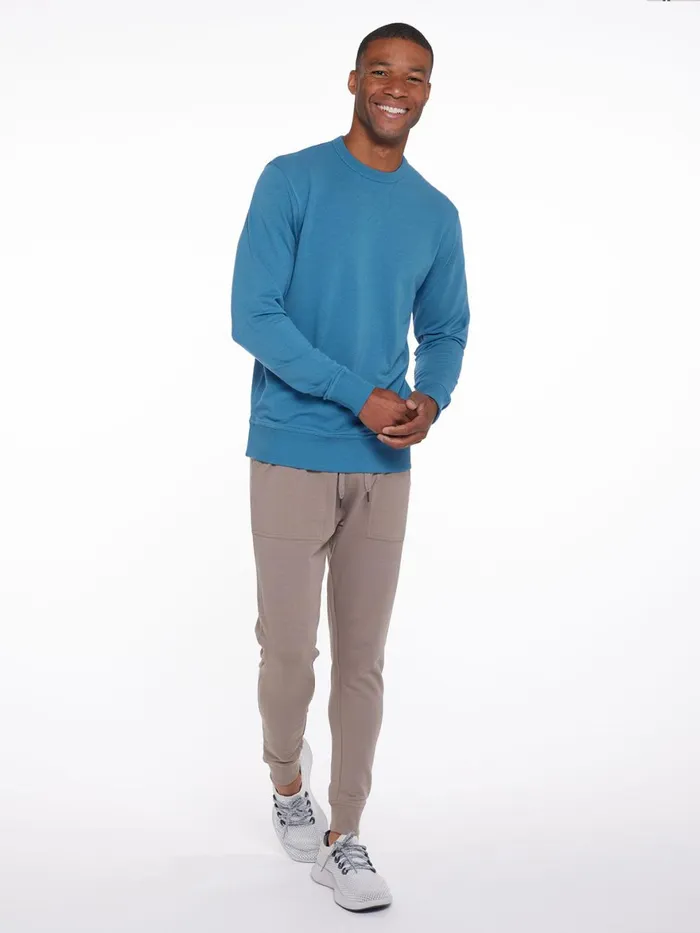 Men Varsity French Terry Sweatshirt Tasc Performance Sweatshirts Hoodies