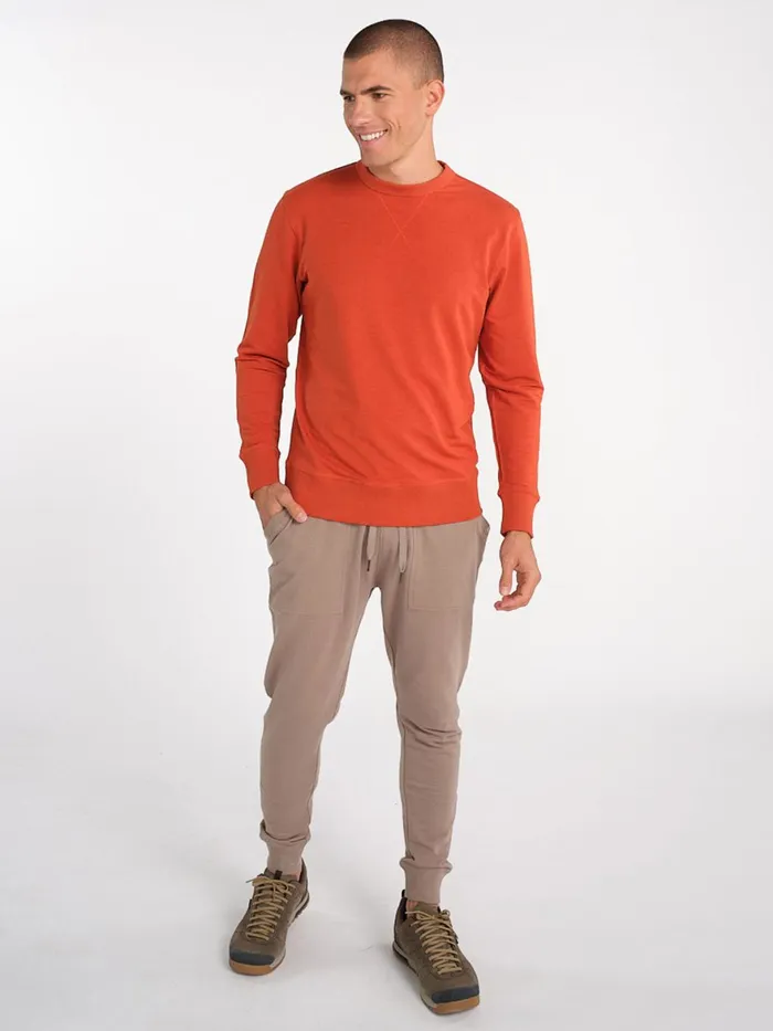 Men Varsity French Terry Sweatshirt Tasc Performance Sweatshirts Hoodies