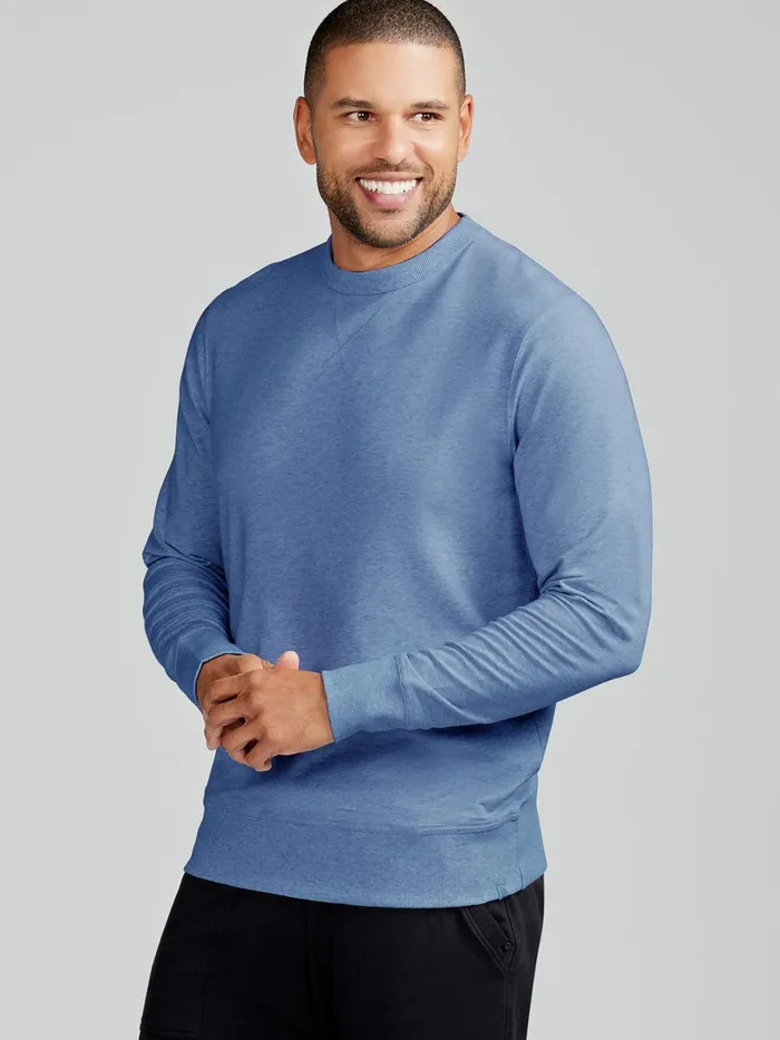 Men Varsity French Terry Sweatshirt Tasc Performance Sweatshirts Hoodies